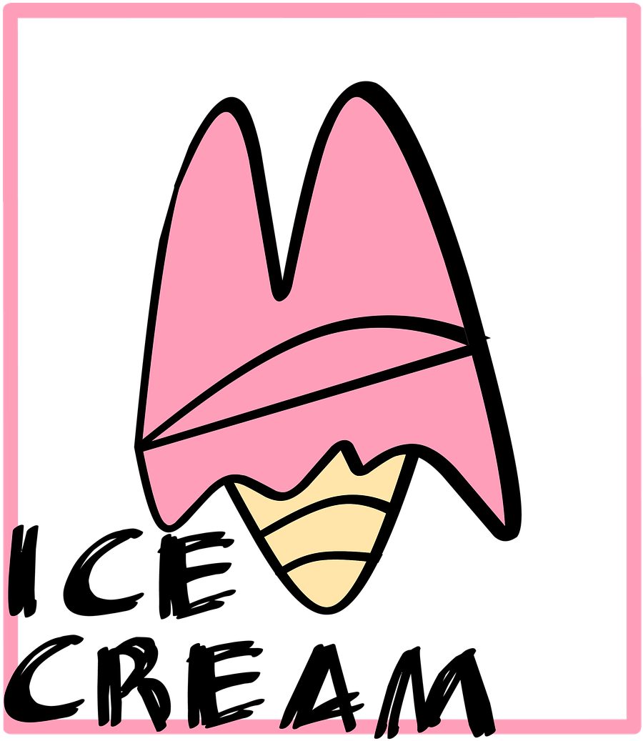 Ice Cream Ice Clipart - Illustration - Png Download (1280x1280), Png Download