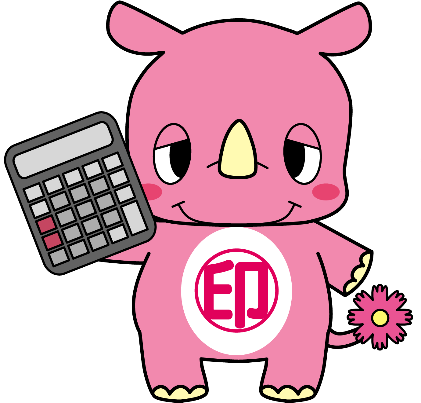 24 Electronic Calculators - Inzai Clipart (1392x1367), Png Download