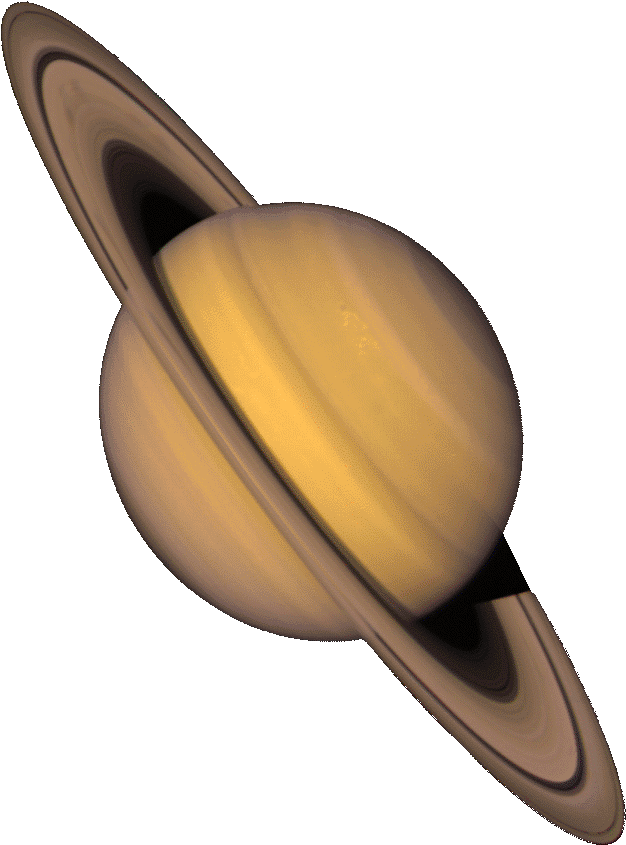 Image Of Saturn Compared To Earth - Saturn With White Background Clipart (629x851), Png Download