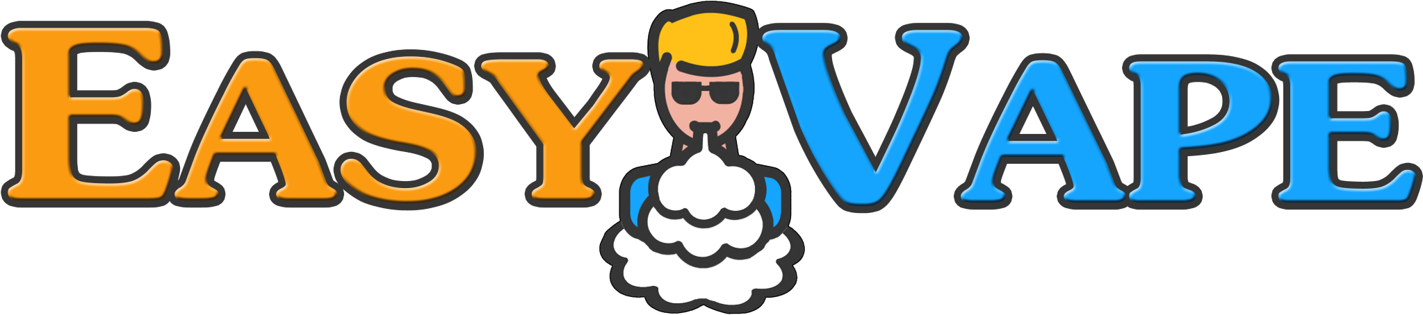 Easyvape - Gullible Slowly It Sounds Like Clipart (2150x456), Png Download