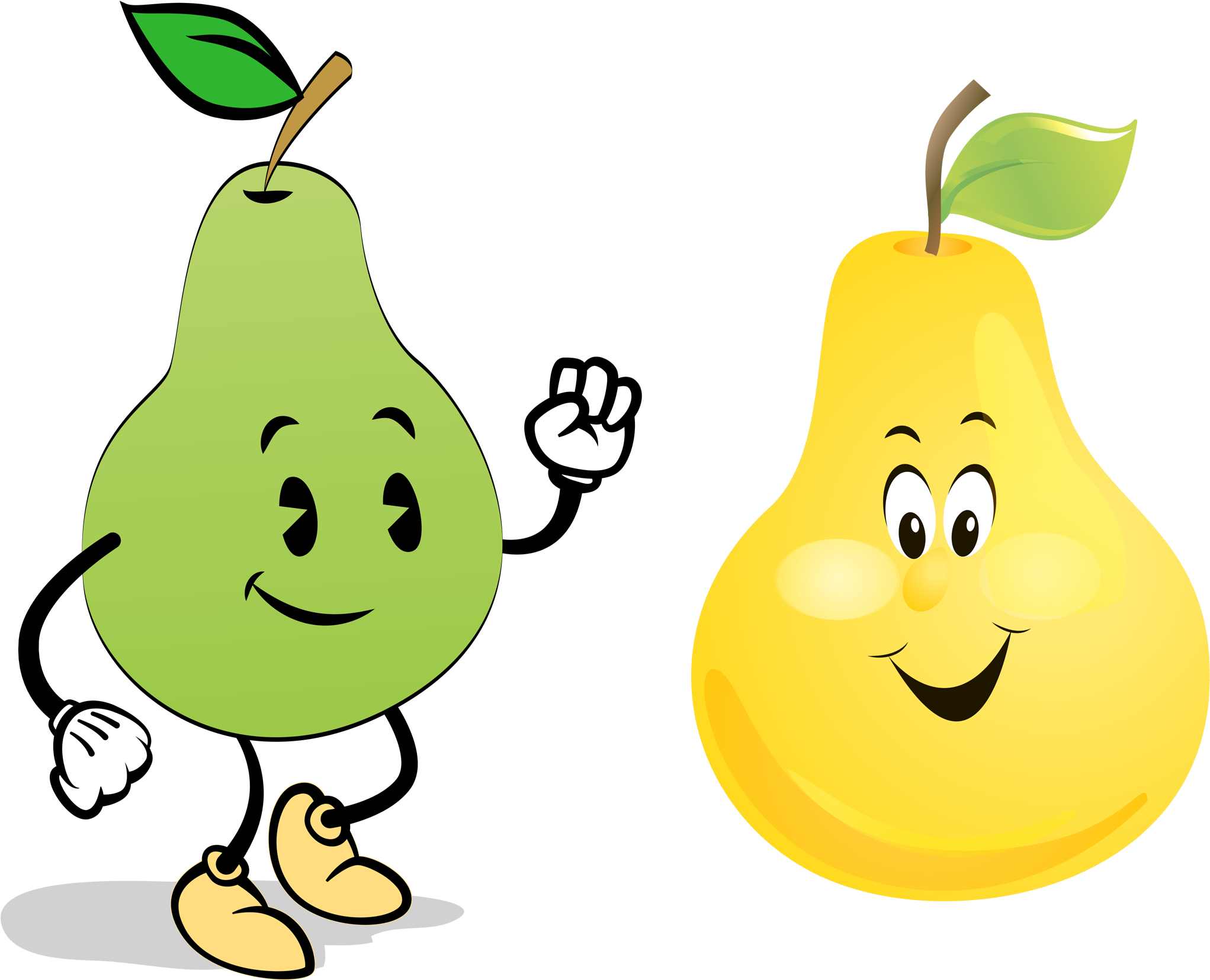 Drawing Footprints Painted Graphic Transparent Stock - Desenho Pera Png Clipart (2200x1750), Png Download