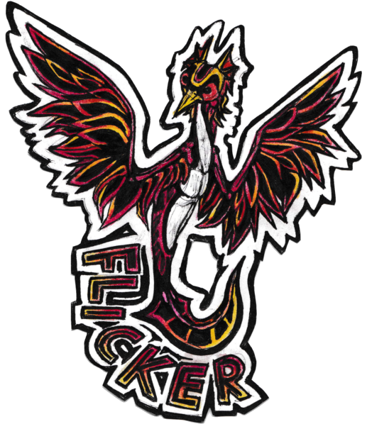 Flicker The Phoenix Clipart (520x606), Png Download