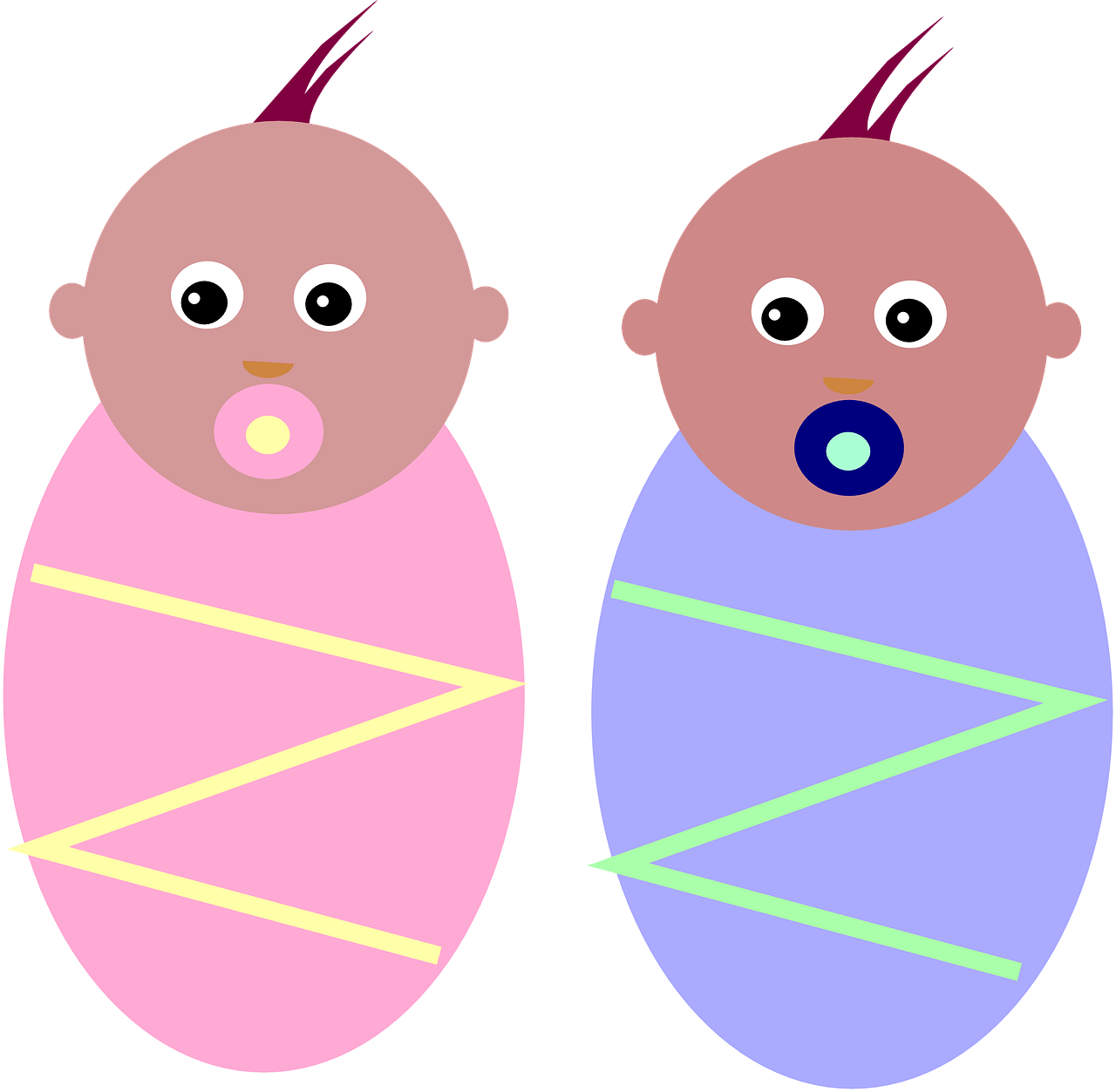 Why Do Twins Make Up Their Own Language - Twins Clipart - Png Download (640x626), Png Download