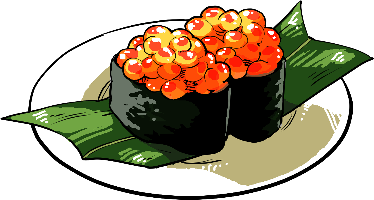 日照 - California Roll Clipart (1920x1080), Png Download