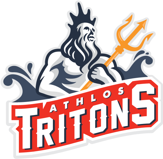 Athlos Triton Mascot - Athlos Academy Of Jefferson Parish Clipart (597x576), Png Download