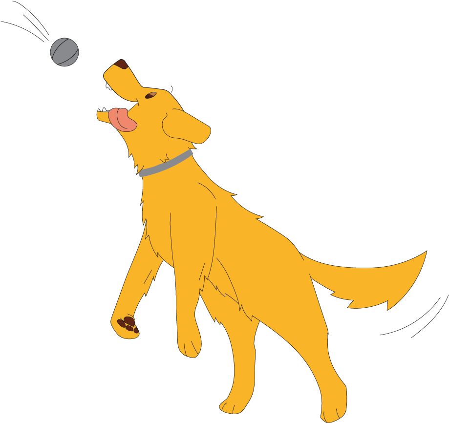 Now Rather Than Worrying, You Can Spend More Time Doing - Dog Catches Something Clipart (1000x1000), Png Download