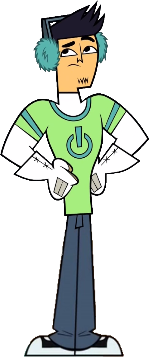 Devin Winter Clothes - Devin Total Drama Png Clipart (528x1196), Png Download
