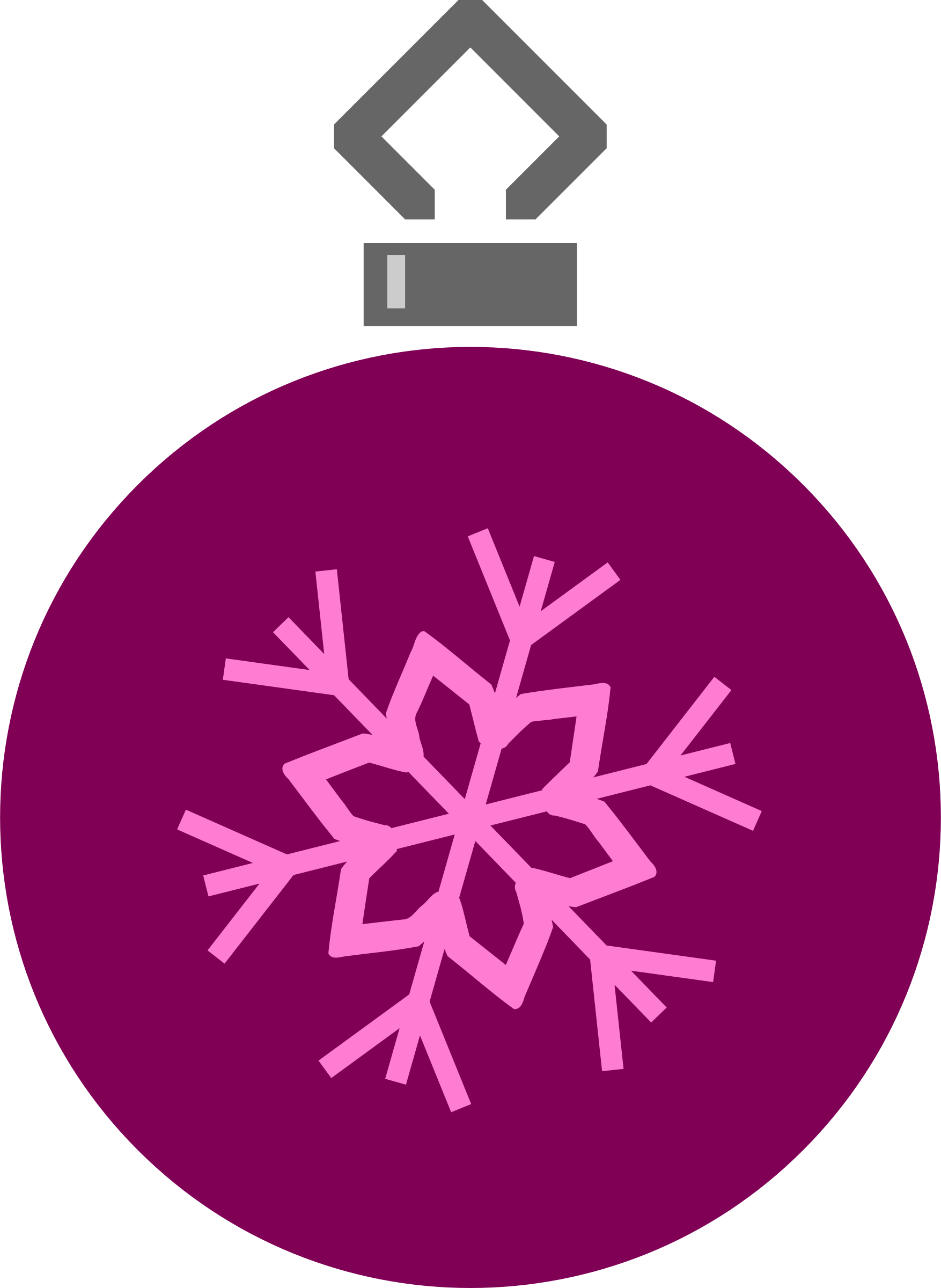 All Photo Png Clipart - Christmas Ornament Silhouette Transparent Png (548x750), Png Download