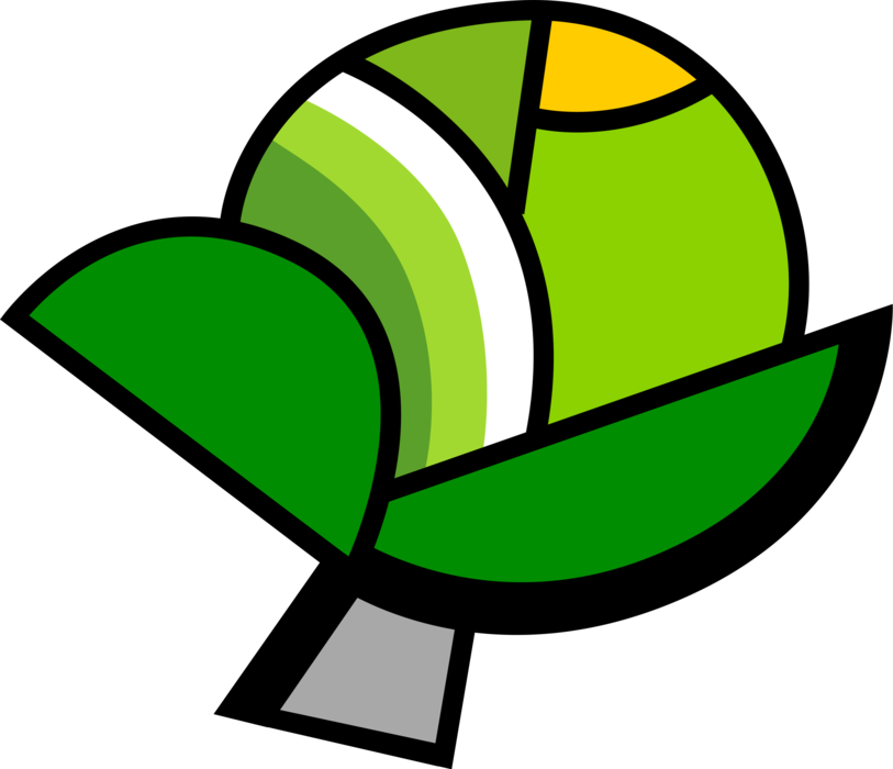 Green Lettuce Image Illustration Of Edible Leaf Clipart (813x700), Png Download