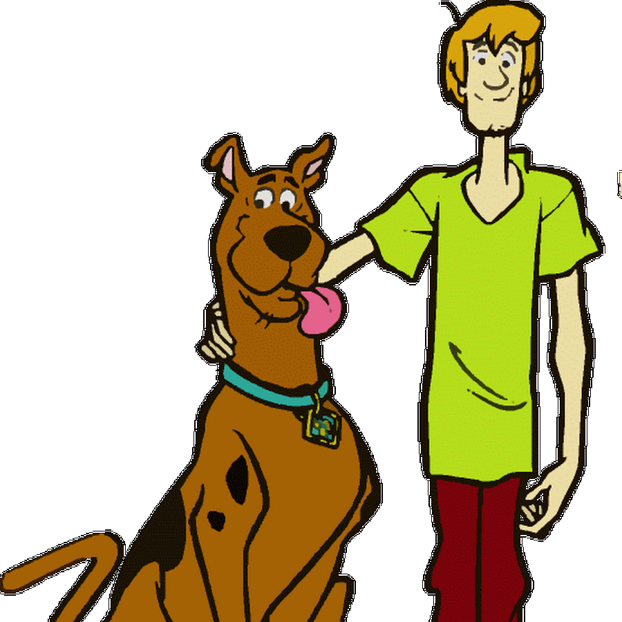 Scooby And Shaggy - Scooby Dooby Doo Cartoon Clipart (900x900), Png Download
