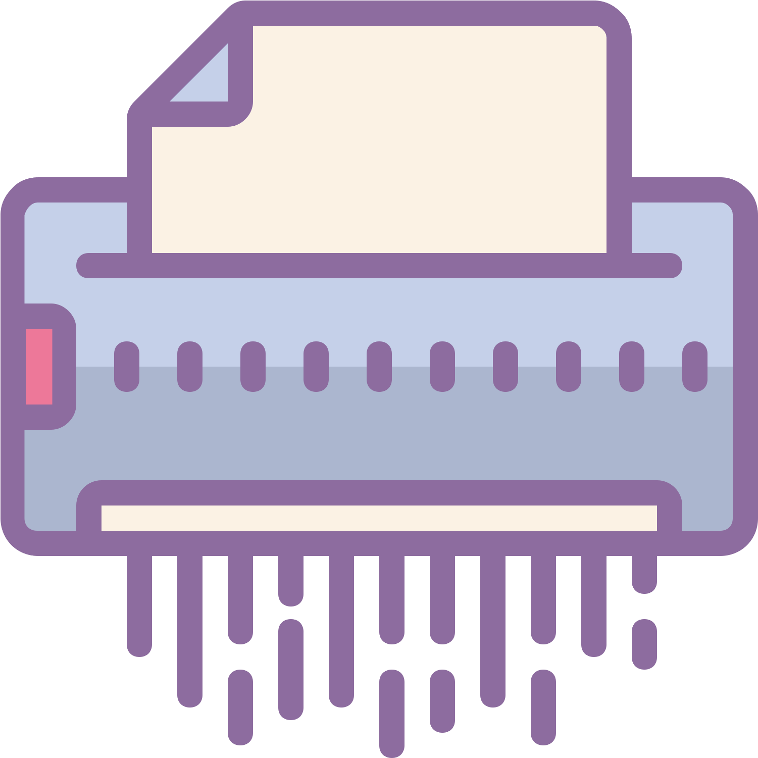 Shredder Icon - Paper Shredder Clipart (1600x1600), Png Download