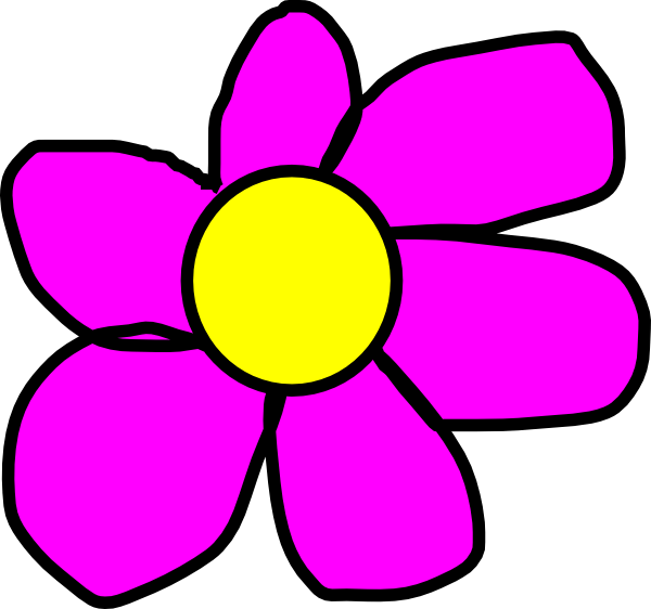 Pink Clip Art At Clker Com - Drawing - Png Download (600x562), Png Download