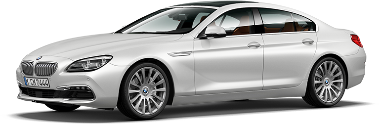 Bmw 6 Series Gran Coupé - Bmw 6 Series 4 Door White Clipart (890x501), Png Download