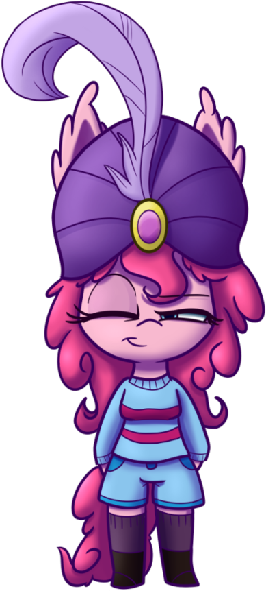 Heir Of Rick, Crossover, Frisk, Gypsy Pie, Impossibly - Pinkie Pie Frisk Clipart (1228x1024), Png Download