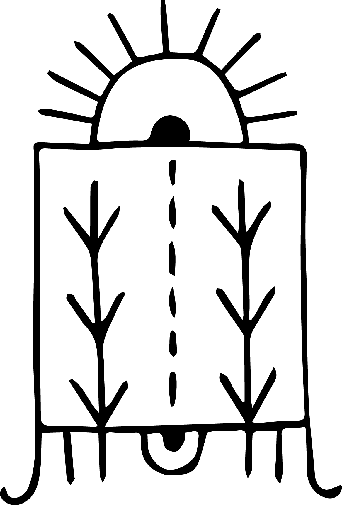 Conversations Ananda De Martini Vector Black And White - Symbols For Wish Fulfillment Prosperity Clipart (1167x1722), Png Download