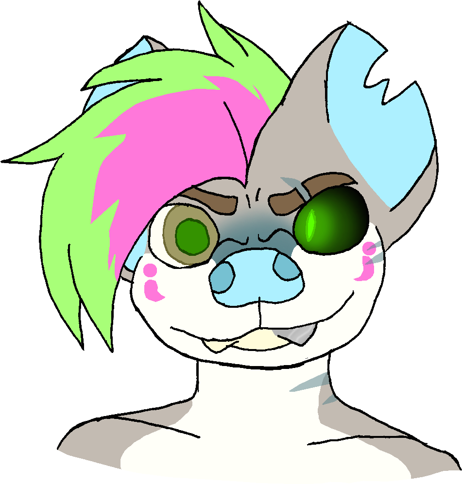 I'm A Little Angry Hyena That Draws And Makes Fursuits - Twitter Clipart (1024x1044), Png Download