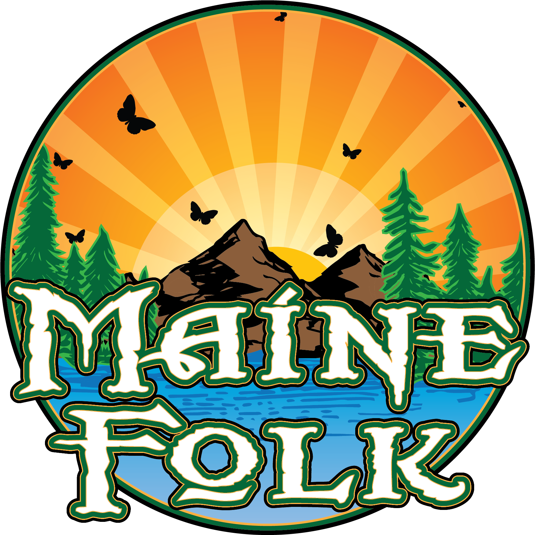 Maine Folk And Bluegrass Festival, Point Sebago, Casco, - Point Sebago Clipart (1848x1848), Png Download