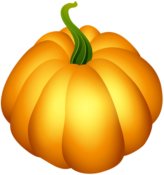 Pumpkin Png Clip Art Image - Golden Pumpkin Png Transparent Png (563x600), Png Download