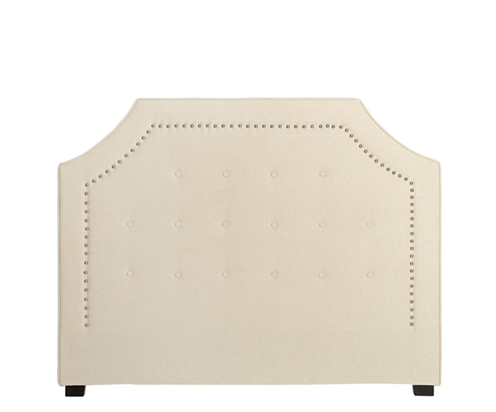 Cabecero De Cama Capitone Color Crema Con Tachuelas - Coffee Table Clipart (800x800), Png Download