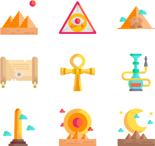 Egypt - Iconfinder Clipart (600x564), Png Download