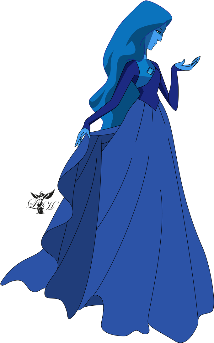 Blue Diamond Dress Steven Universe Clipart (708x1128), Png Download