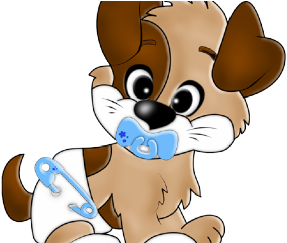 Shower Clipart Dog - Puppy Cartoon - Png Download (640x480), Png Download