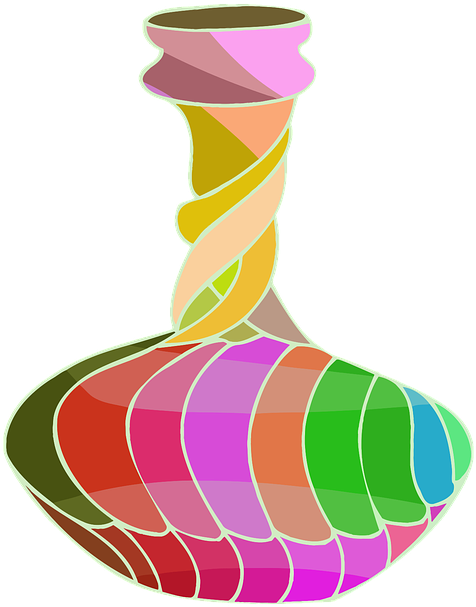 Container, Jar, Jug, Pot, Pottery, Vase, Vessel - Pot 8654 Beach Towel Clipart (565x720), Png Download