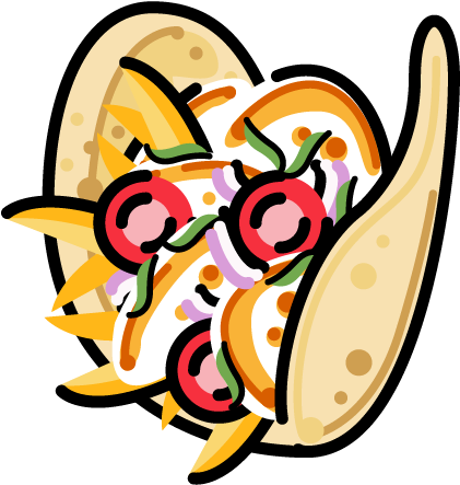 Halloumi Pita Pocket 4,70 Euro Clipart (906x924), Png Download