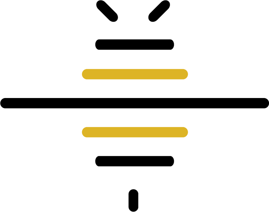 2019 Border Bee Clipart (925x748), Png Download