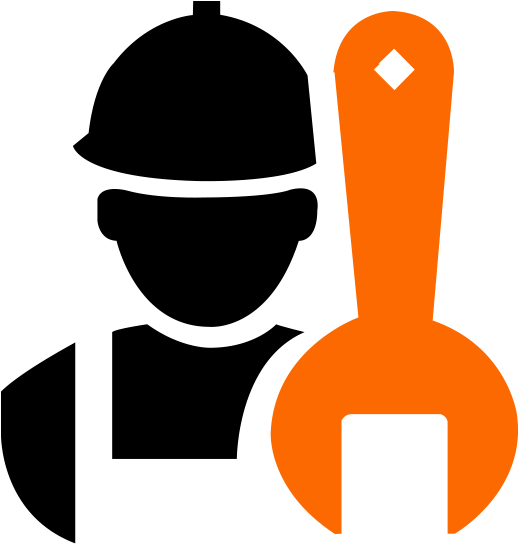 Plumbing - Mecanico Blanco Y Negro Clipart (552x583), Png Download