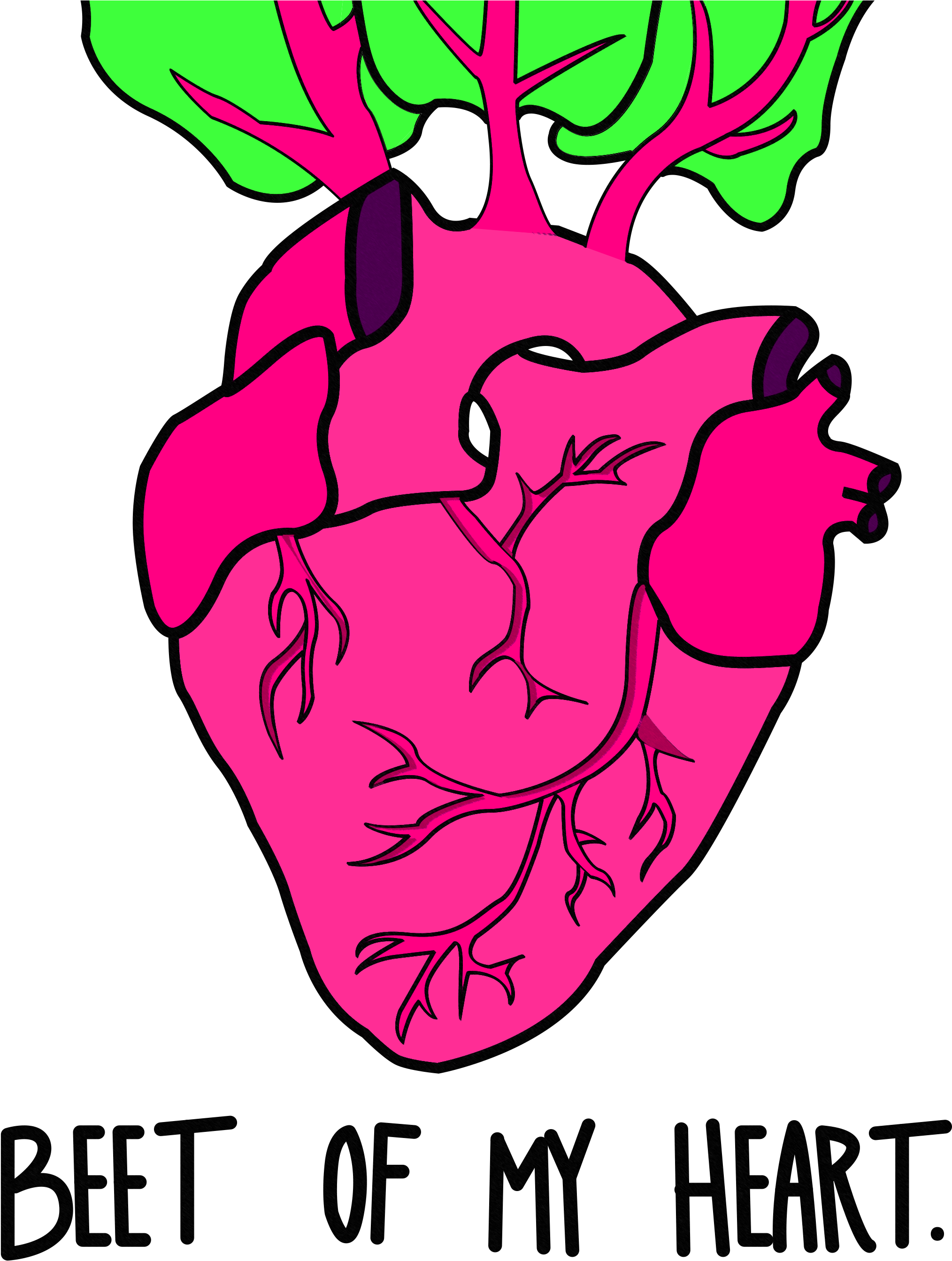 Heartbeet Organic Superfoods Cafe Clipart (3894x2921), Png Download