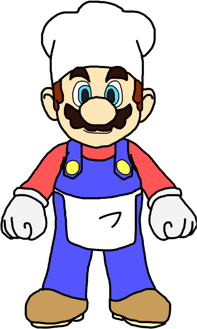 Mario Cooking Cliparts - Mario Katlime - Png Download (685x1167), Png Download