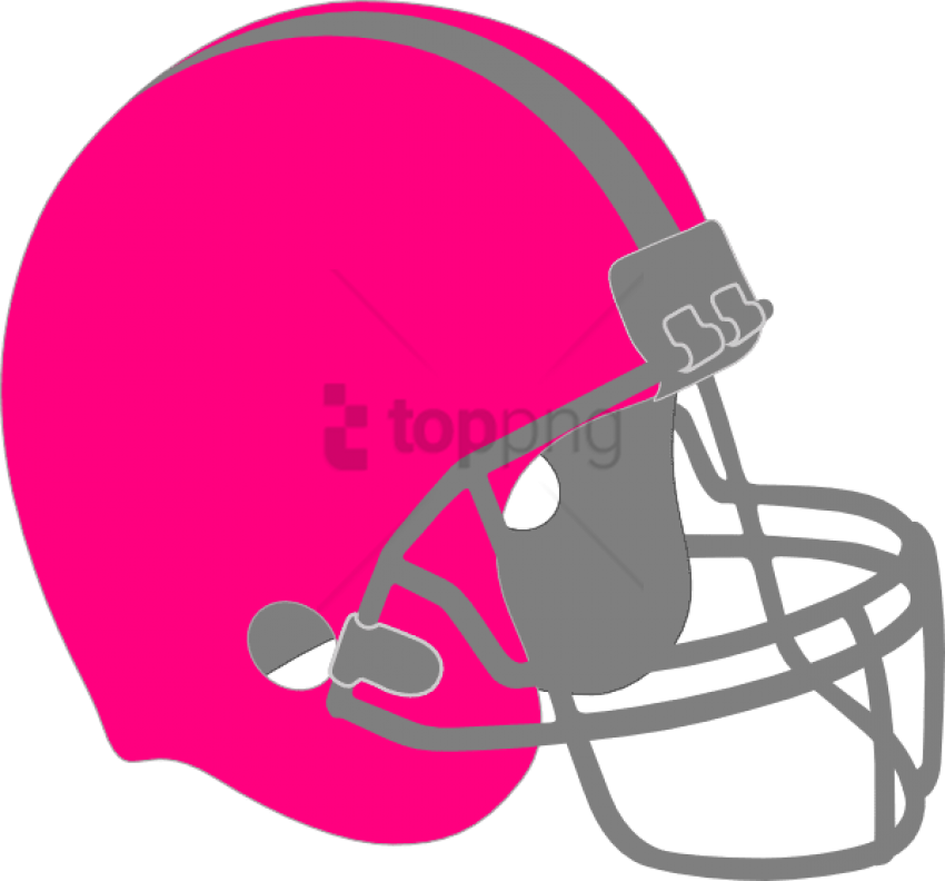 Pink Football Helmet Clipart - Png Download (600x559), Png Download