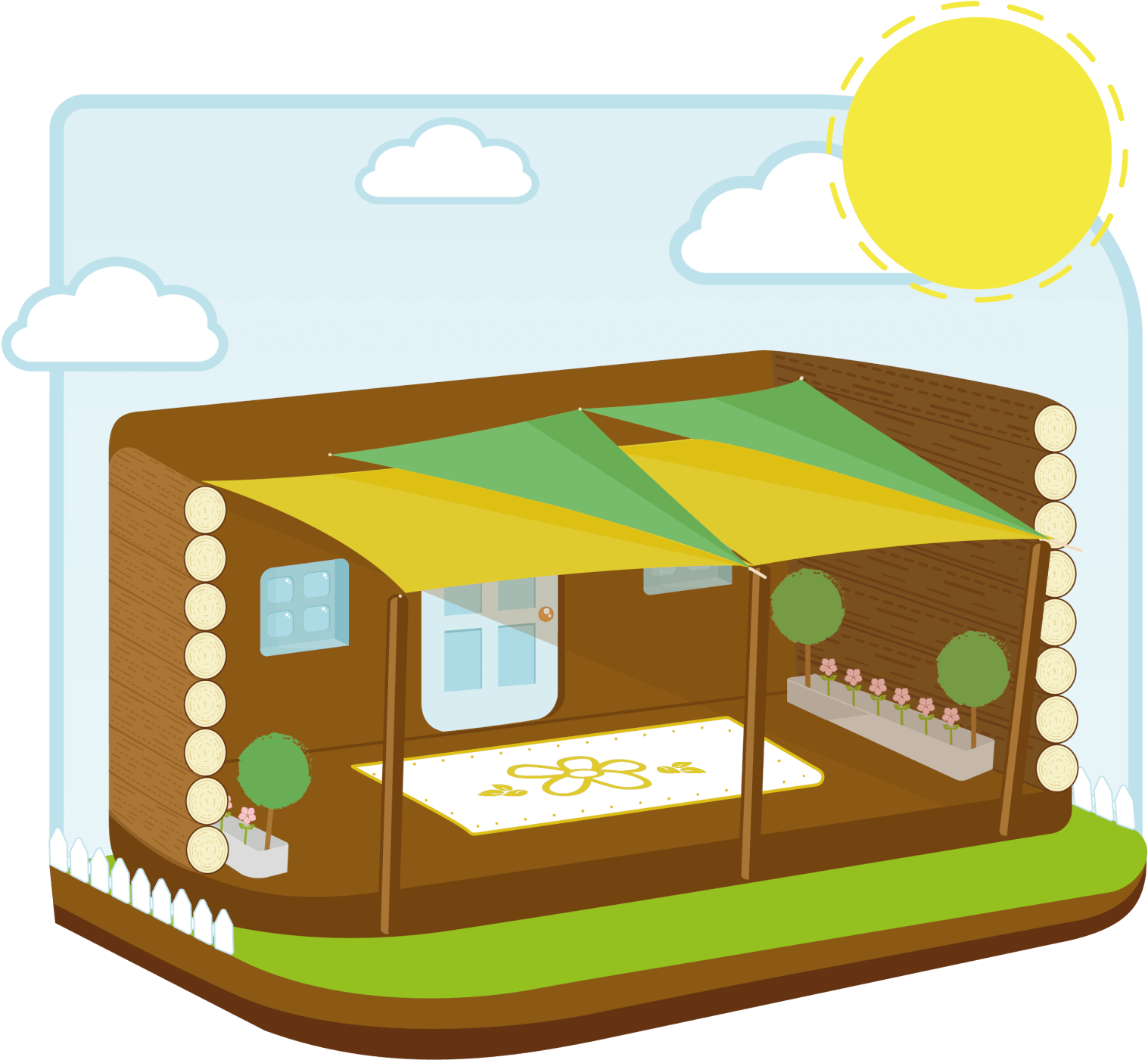 Sail Shade Inspirational Layouts Clipart (2048x1448), Png Download