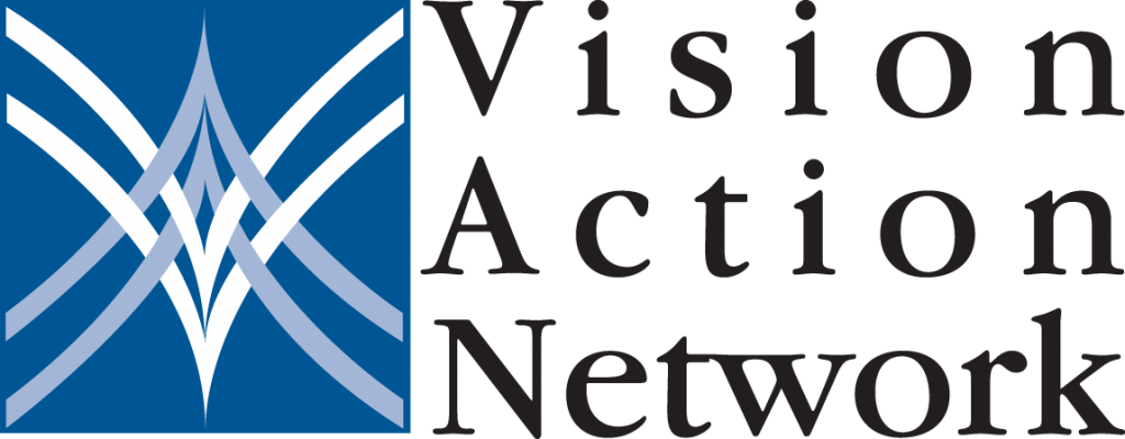 Van Logo Color Horizontal No Border - Vision Action Network Clipart (1024x400), Png Download