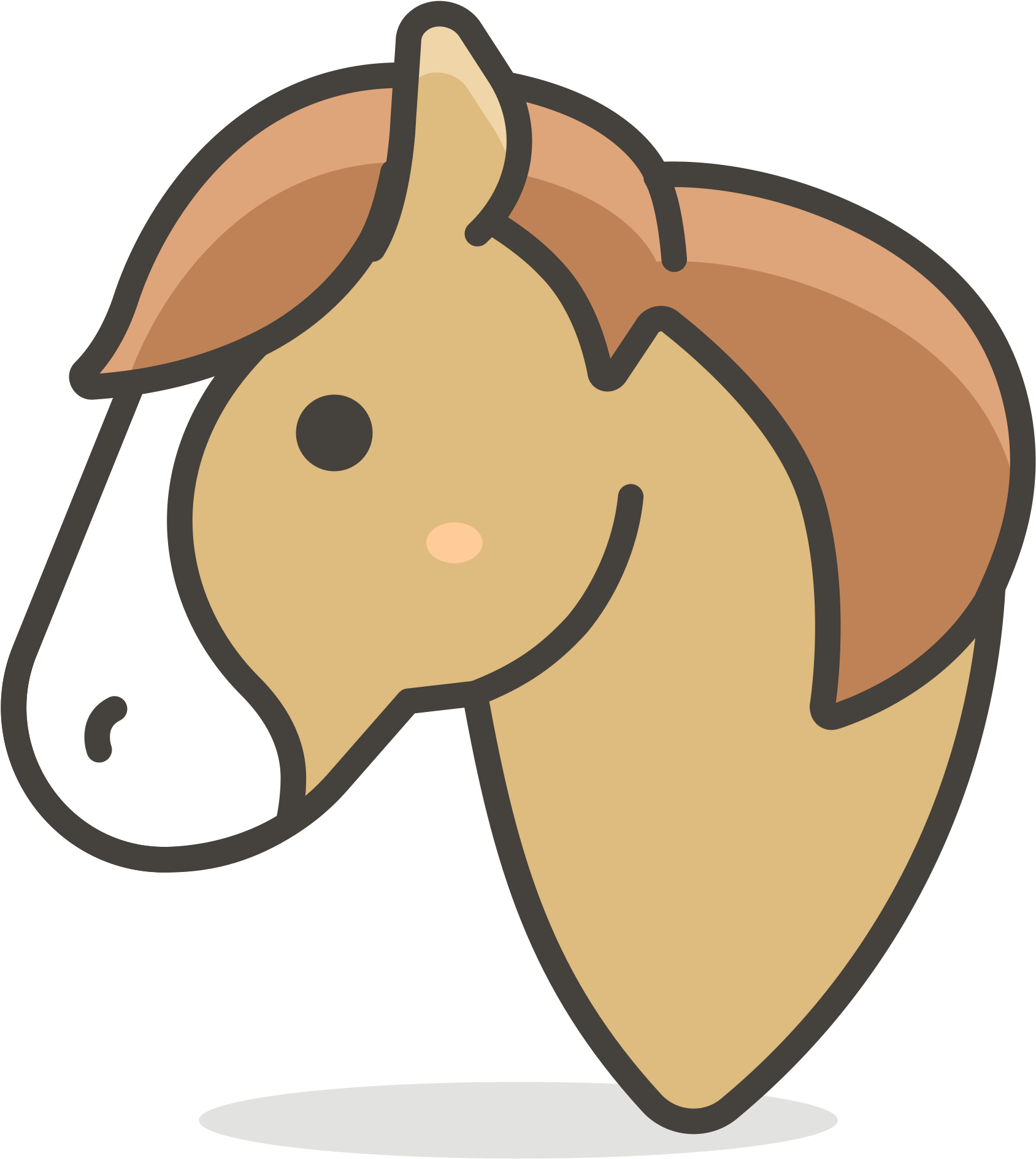 Open - Caballo Emoji Png Clipart (2000x2000), Png Download