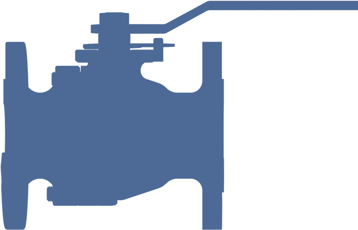 Cast 2-piece Ball Valve Clipart (800x800), Png Download