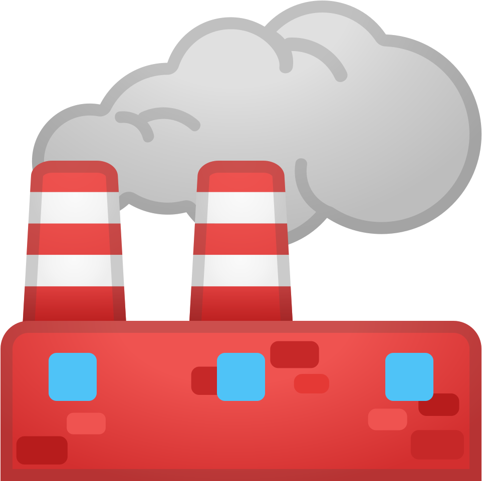 Factory Clipart Oil Factory - Factory Icon - Png Download (1024x1024), Png Download