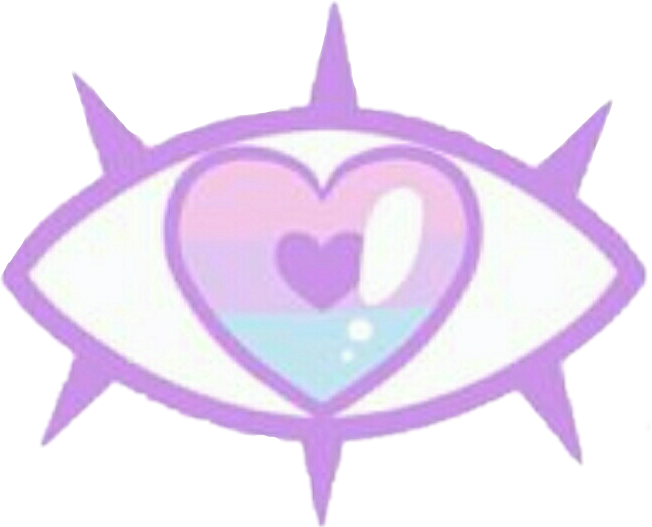 Pastelgoth Eye Queen Pastel Creepy Kawaii Cute - T-shirt Clipart (652x527), Png Download