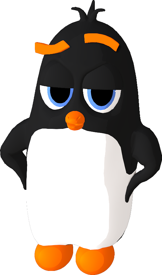 360rize 360penguin Annoyed - Adã©lie Penguin Clipart (516x875), Png Download