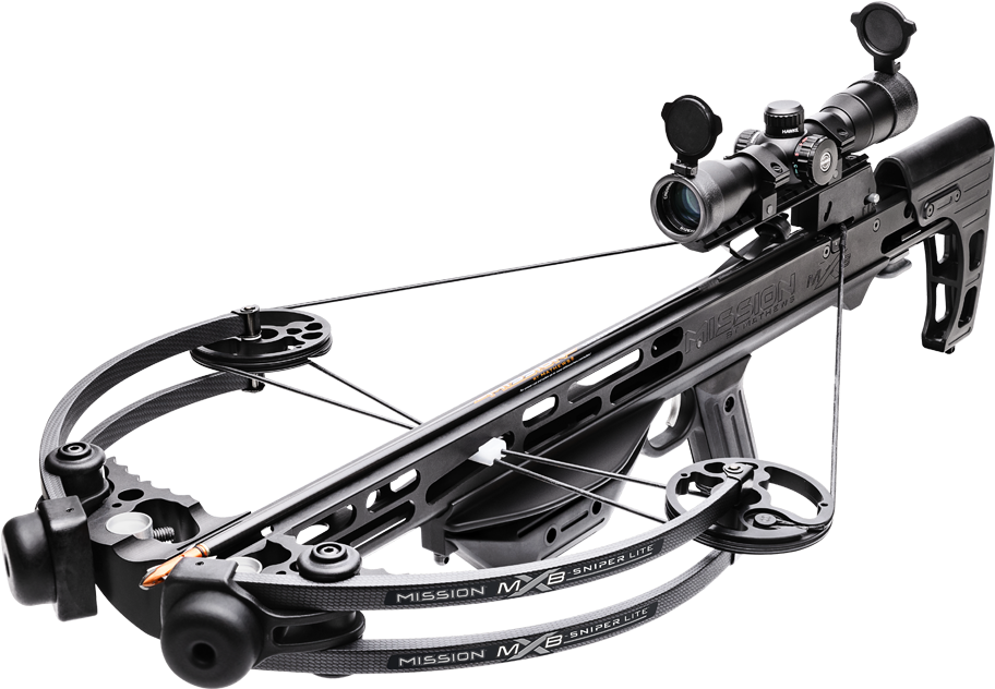 Mxb® - Mission Sniper Lite Crossbow Clipart (1500x650), Png Download
