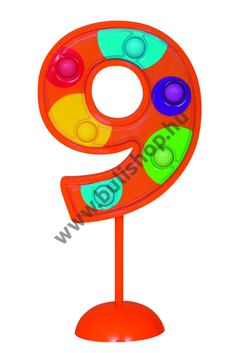 Világító Színes Tortadísz "9" 11,4 Cm - Circle Clipart (900x500), Png Download