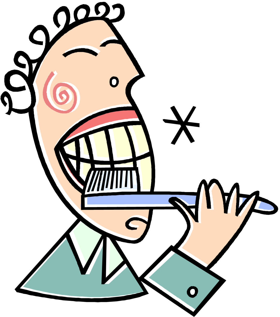 Oral Health Gif Clipart (1179x1335), Png Download