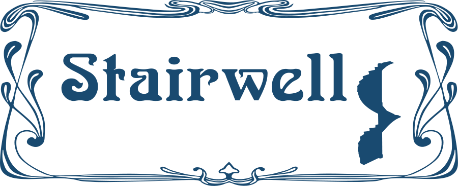 This Free Clip Arts Design Of Stairwell Door Sign - Png Download (900x367), Png Download