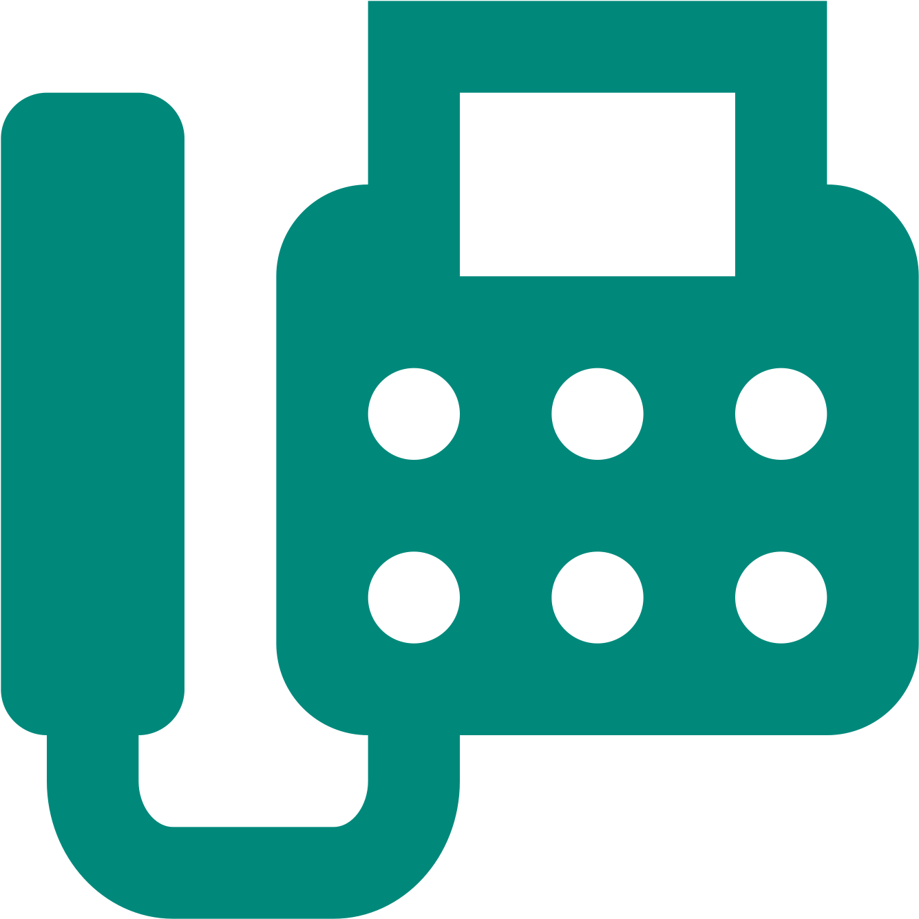 Fax Icon - Icon Clipart (1600x1600), Png Download