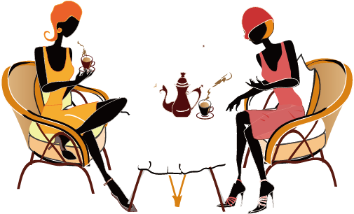 Download Person Drinking Coffee Clipart - People Drinking Coffee - Png Download (568x567), Png Download