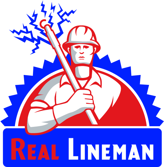 White Background Logo Lineman Wife - Lineman Clipart (612x581), Png Download