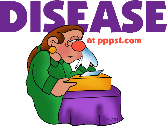 Disease Illustration - Cold Clipart - Png Download (709x570), Png Download