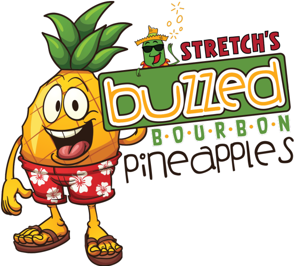 Buzzed Bourbon Pineapples - Flip Flops Clipart (600x534), Png Download