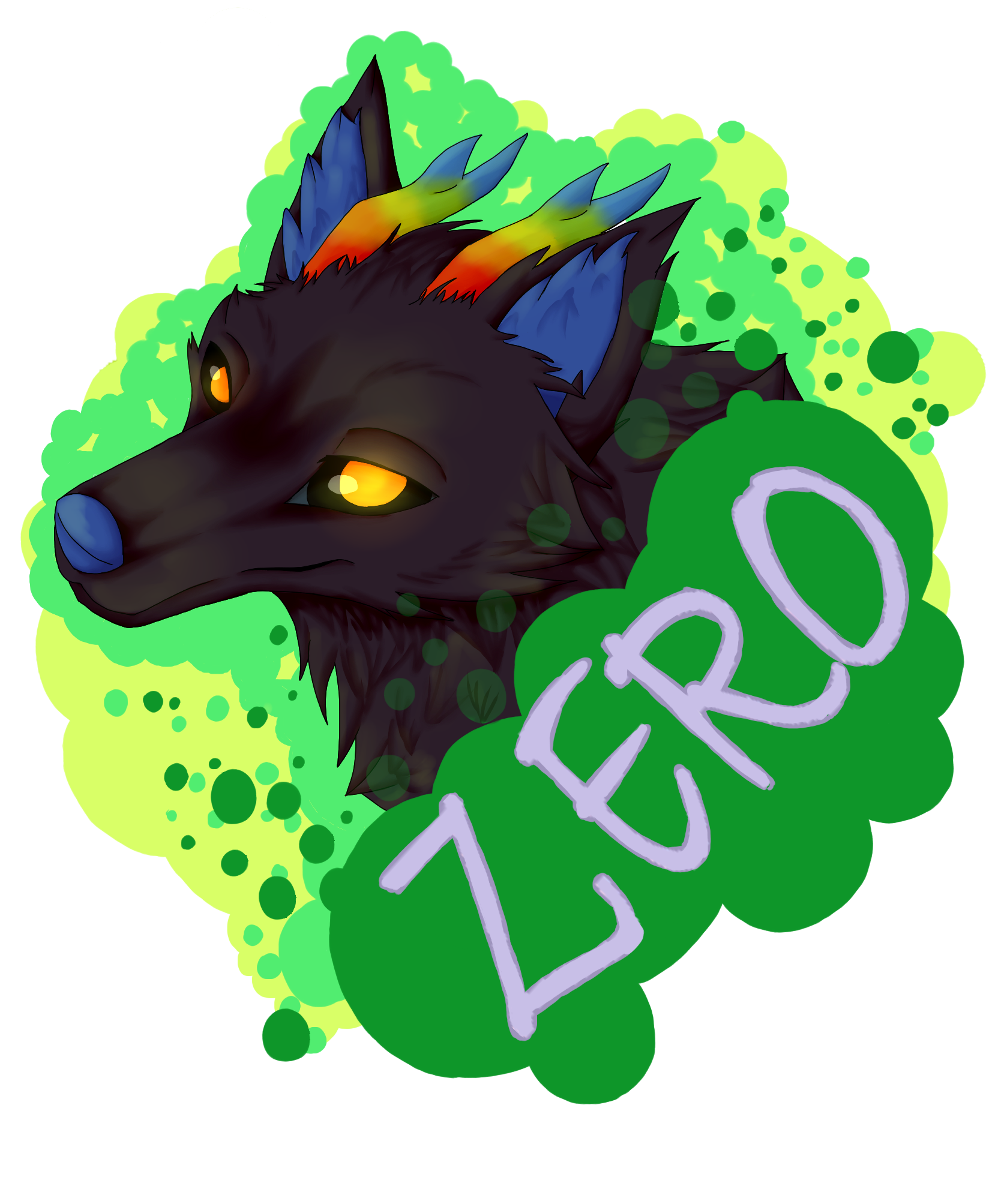 Toxic Zero - Zero - Illustration Clipart (1653x2007), Png Download